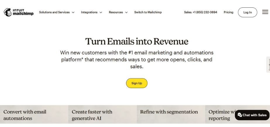 AI Marketing Solution - Mailchimp
