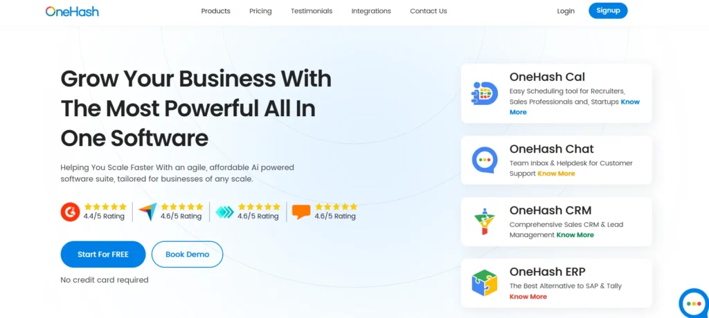 Startup Company in Gurgaon - OneHash