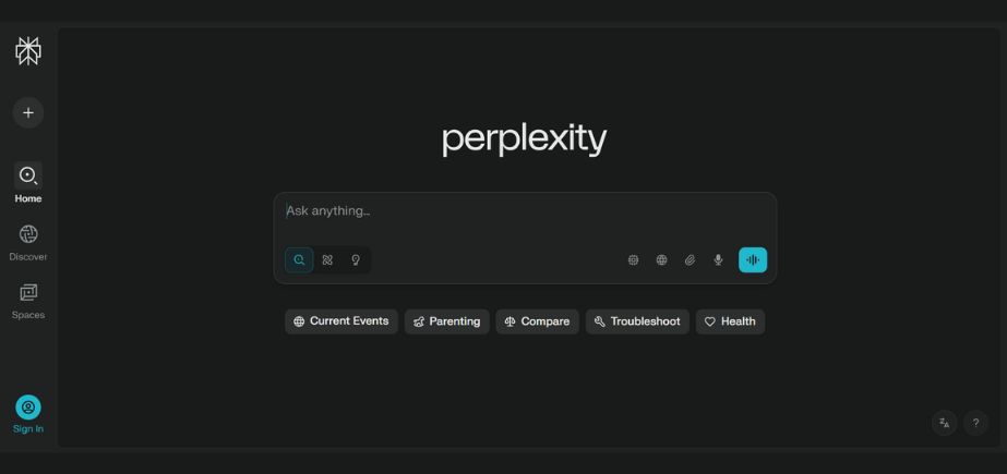 ChatGPT Alternative - Perplexity