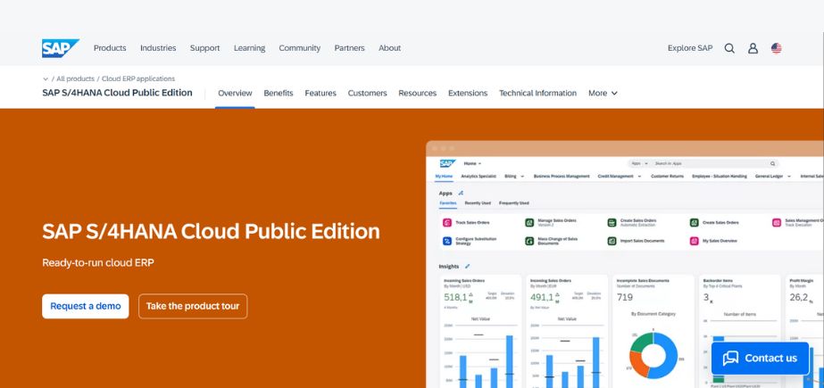 Corporate Accounting Software - SAP S_4HANA Cloud
