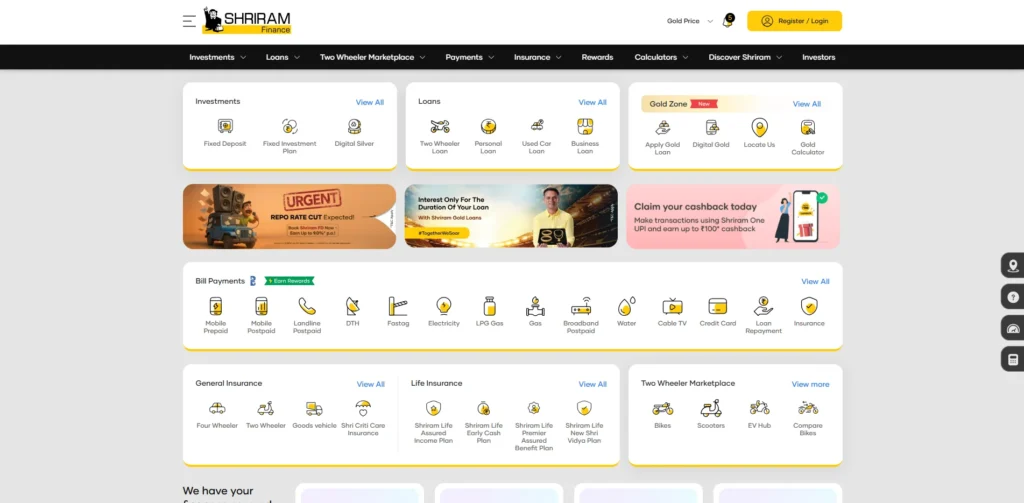 Finance Company in Bangalore - Shriram Transport Finance Company