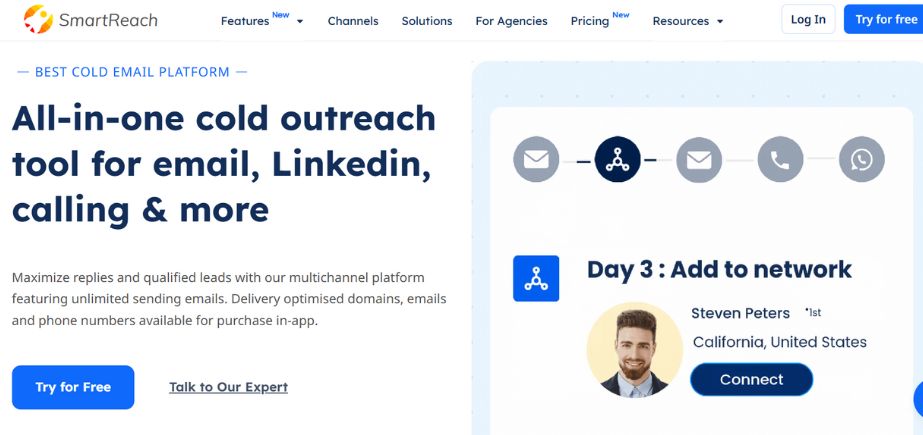 Cold Email Outreach Tool - SmartReach.io