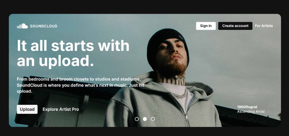 Spotify Alternative - SoundCloud
