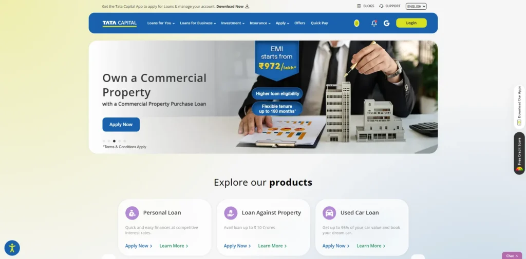 Finance Company in Hyderabad - Tata Capital