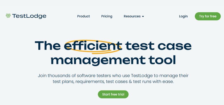 Test Management Tool - TestLodge