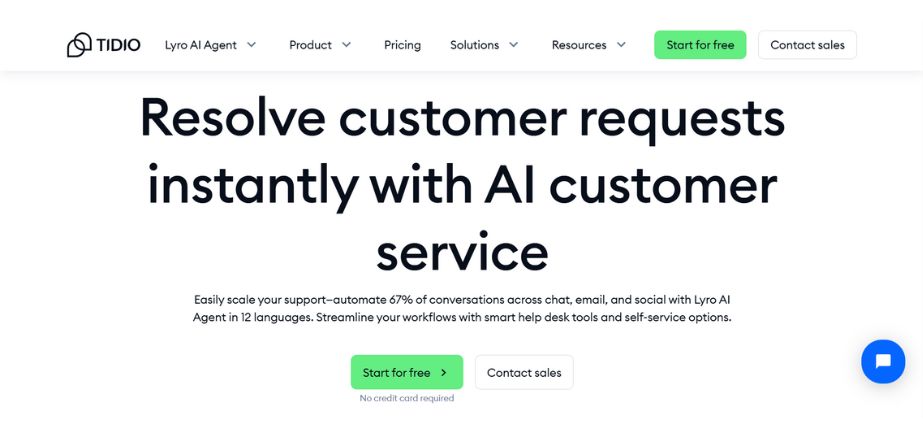 FreshChat Alternative - Tidio
