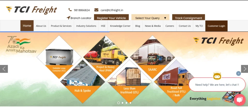 Logistics Company - TCI Freight
