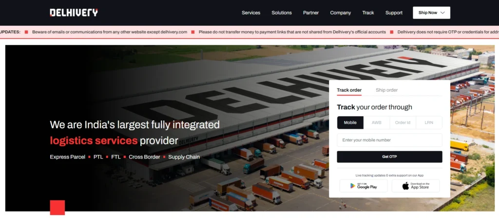 Logistics Company - Delhivery Ltd.
