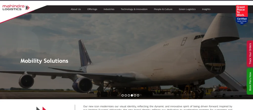 logistics company – Mahindra Logistics