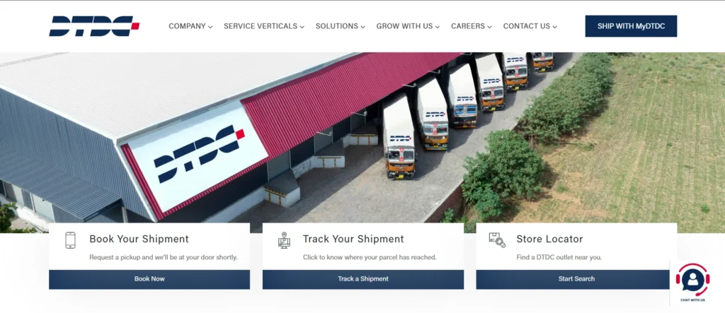 logistics company – DTDC Express