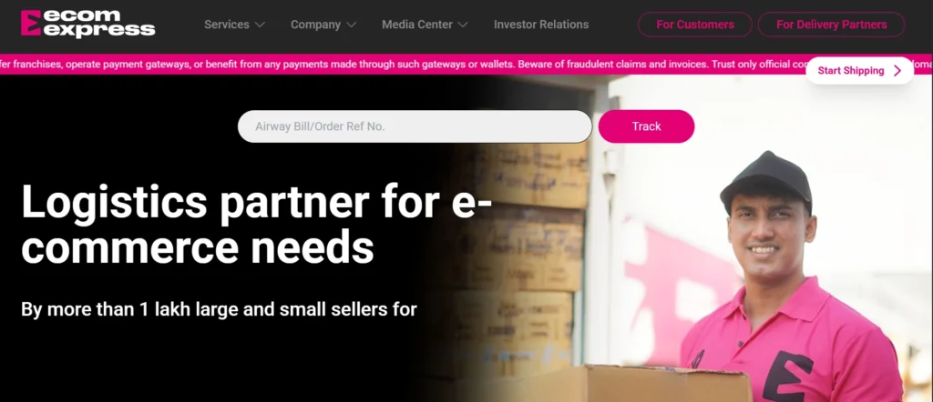 Logistics Company - Ecom Express
