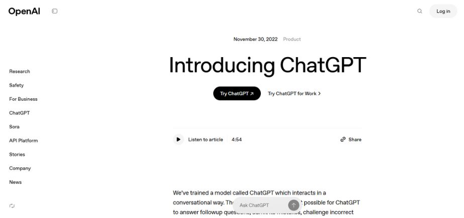 ChatGPT - Advanced Data Analytics Platform