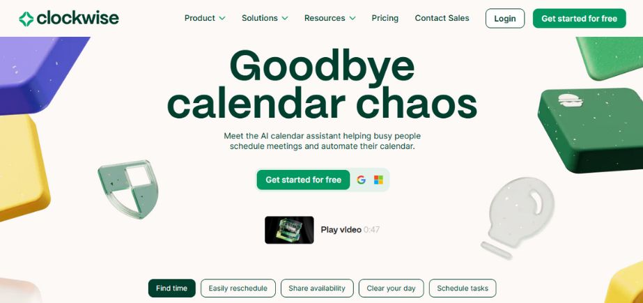 Clockwise - AI Project Management Tools