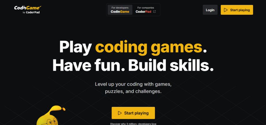CodinGame - Best Coding platforms