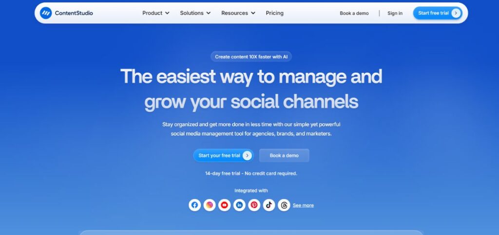 ContentStudio - YouTube scheduling tools