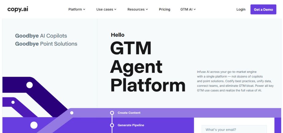 Copy.ai - AI Project Management Tools