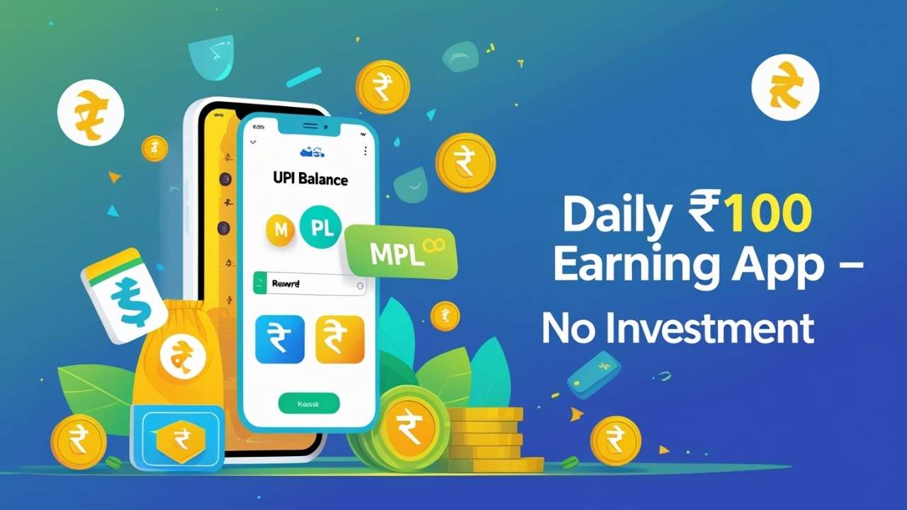 Daily 100 Rupees Earning App Without Investment