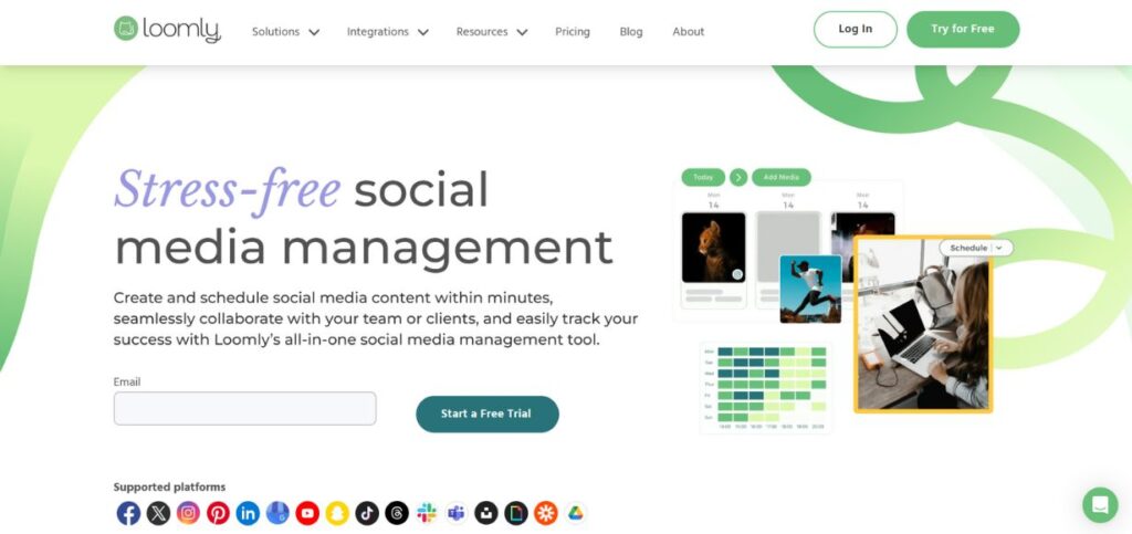 Loomly - YouTube scheduling tools