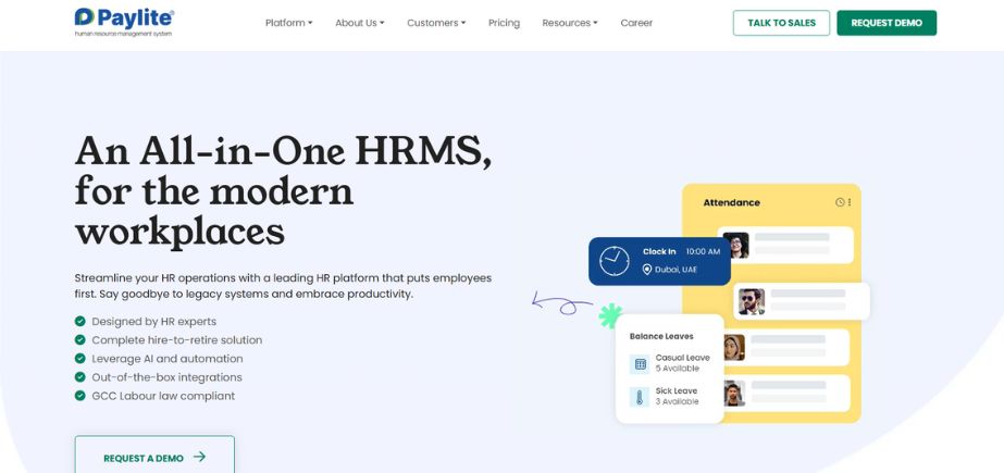 Paylite HRMS - HR Software in UAE