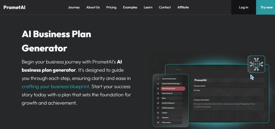 Promet AI - AI Business Plan Generators
