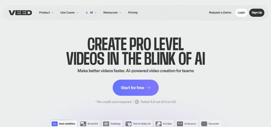 Veed - AI Reel Generators