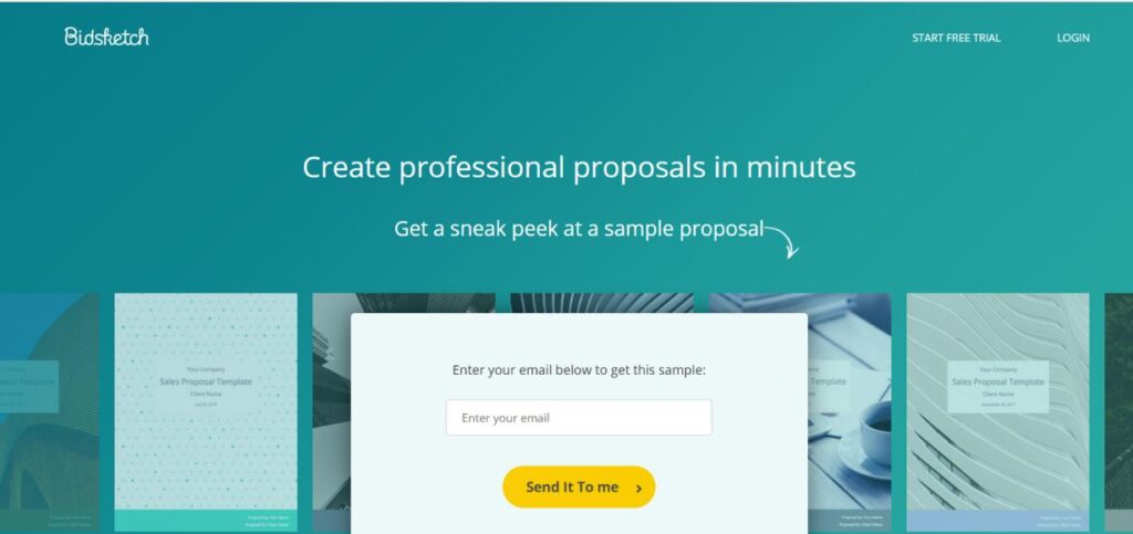 Bidsketch - Proposal Software Tools