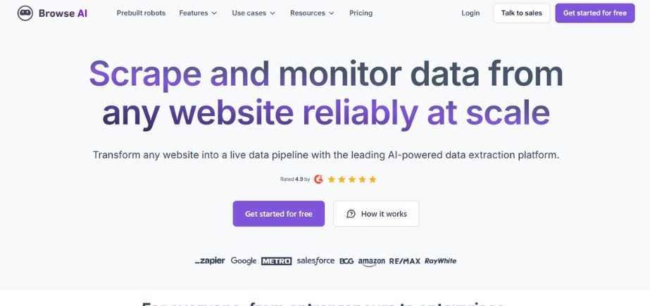 Browse AI - AI For Market Research