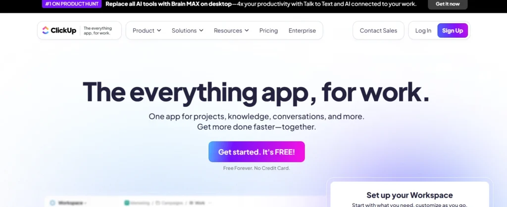 ClickUp – Project Management Software