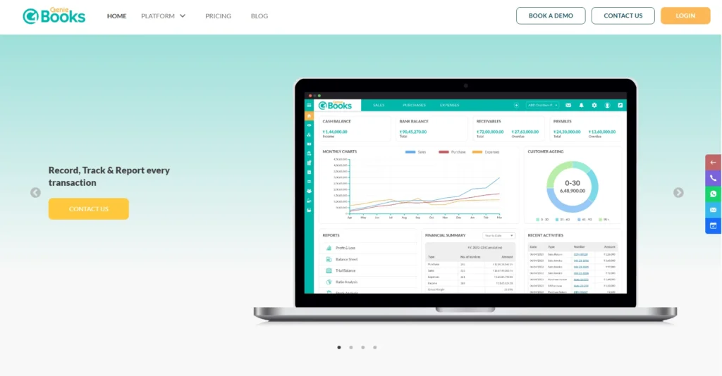 GenieBooks-GST Return Filing and Billing Software 