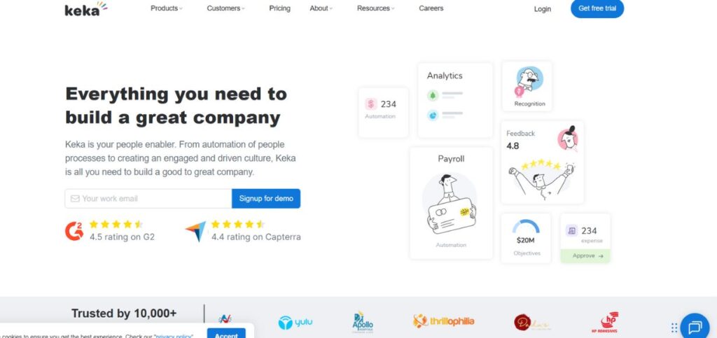 Keka - Attendance Tracking Software
