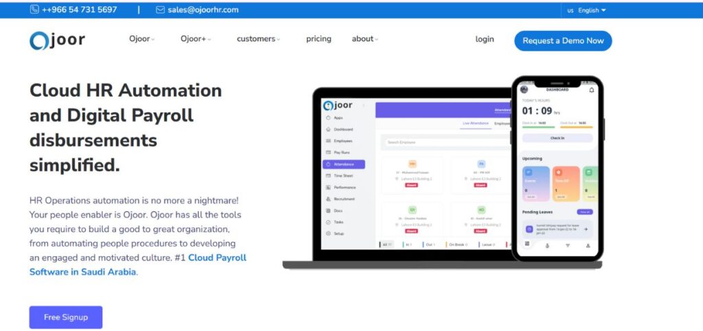 Ojoor - Payroll Software in Saudi Arabia