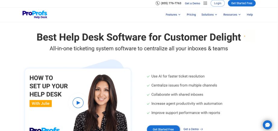 ProProfs Help Desk - Best IT Ticketing Systems