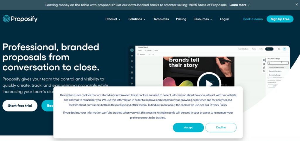 Proposify - Proposal Software Tools
