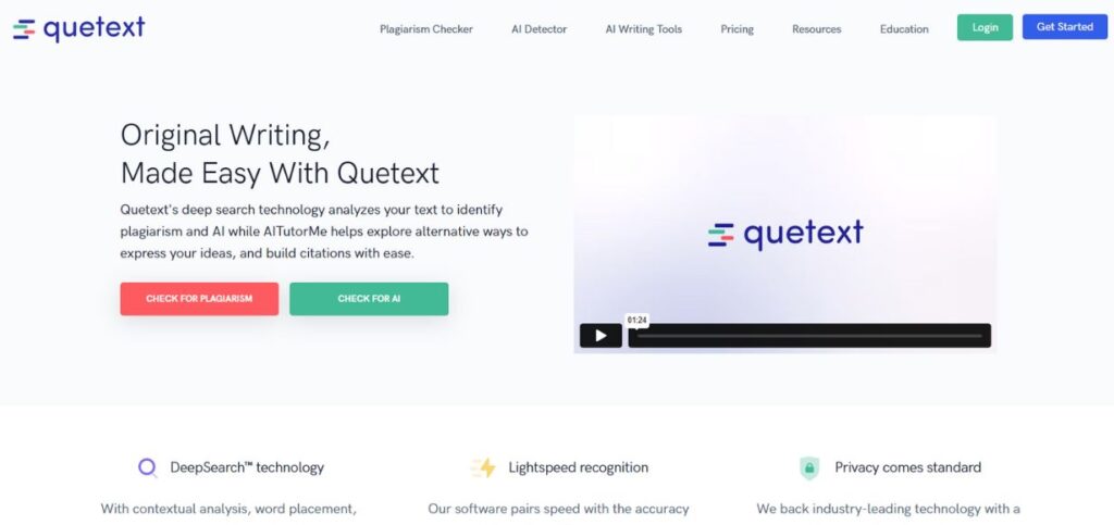 Quetext - Plagiarism Checker Tools
