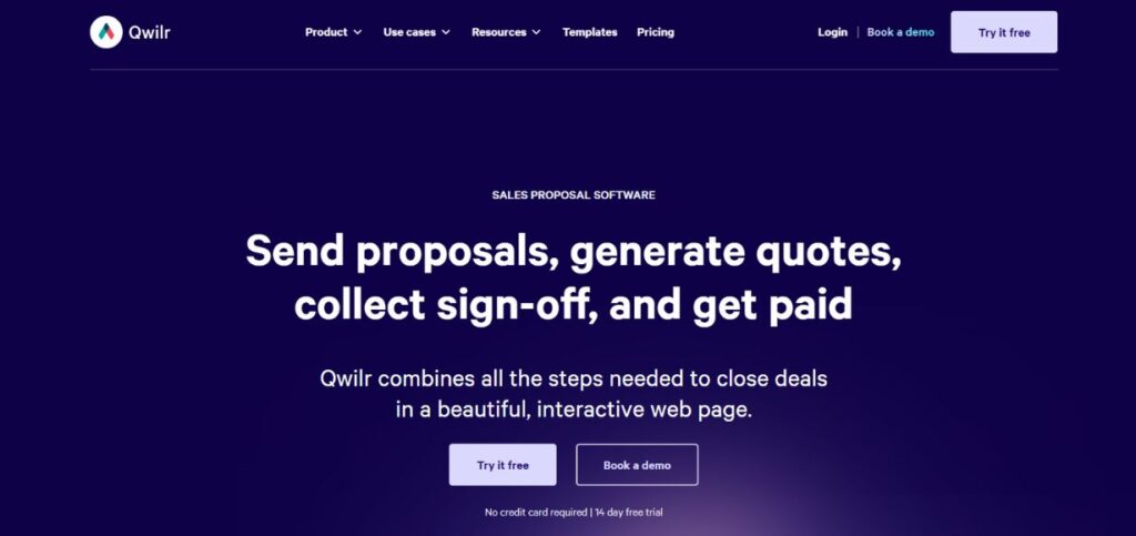 Qwilr - Proposal Software Tools