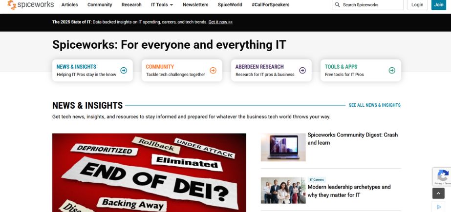 Spiceworks - Best IT Ticketing Systems