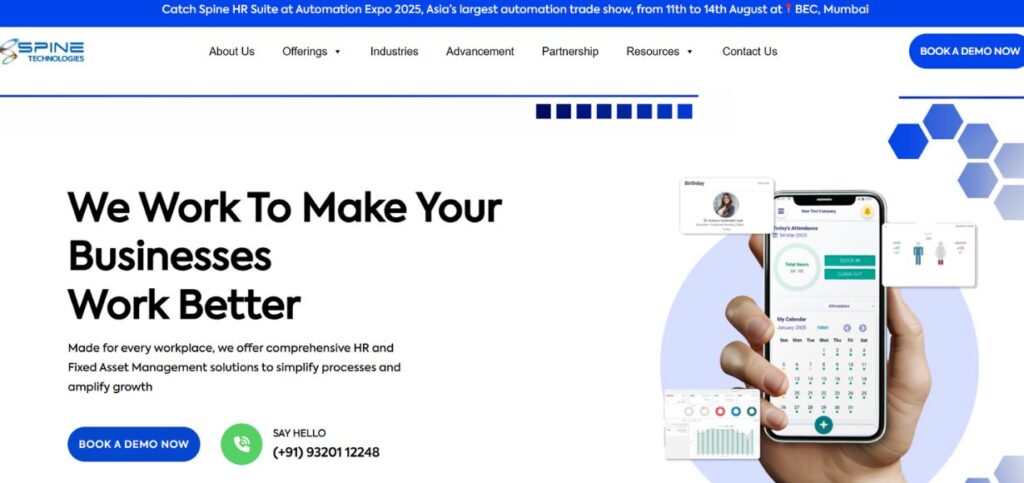Spine HR - Attendance Tracking Software