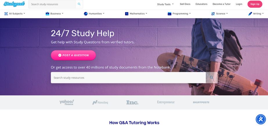 Studypool - Free Quizlet Alternatives for Studying With AI