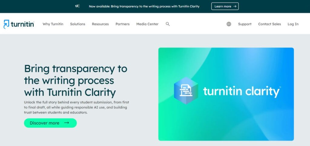 Turnitin - Plagiarism Checker Tools