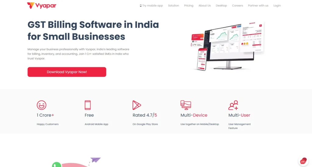 Vyapar-GST Return Filing and Billing Software 
