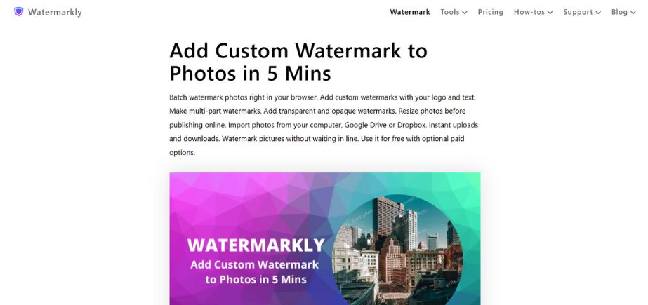 Watermarkly - Product Image Optimization Tools for E-commerce