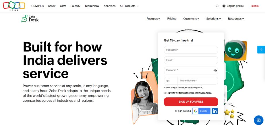 Zoho Desk - Best IT Ticketing Systems