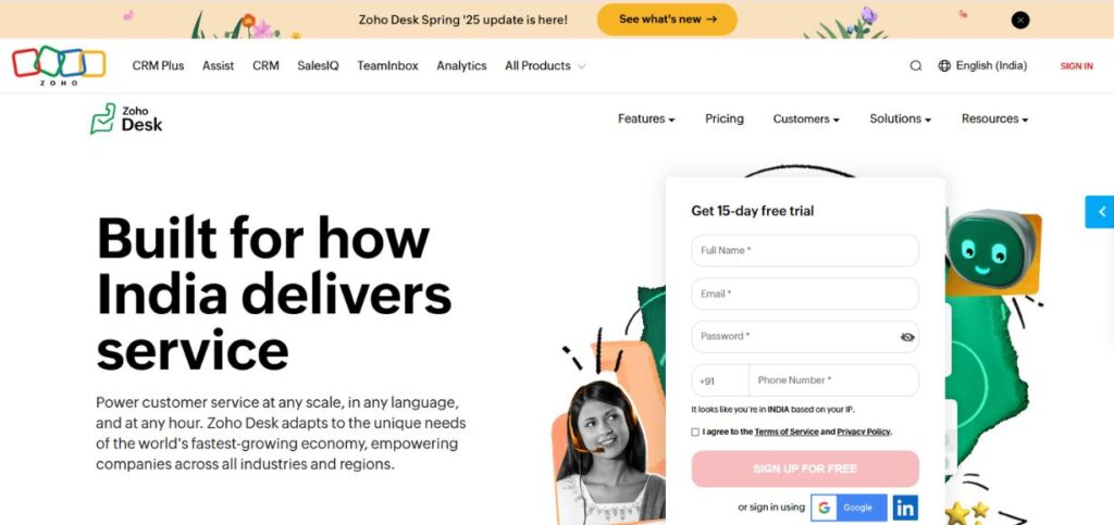 Zoho Desk - Customer Engagement Tools