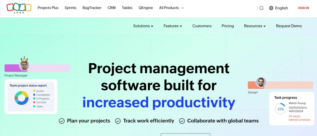 Zoho Projects – Project Management Software