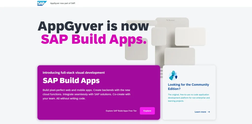 Appgyver- No-Code App Builders 
