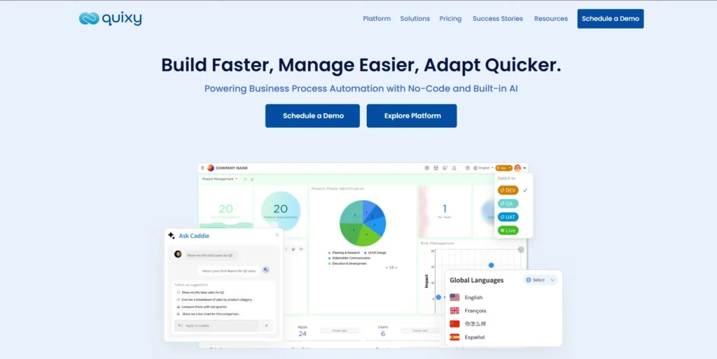 Quixy- No-Code App Builders 