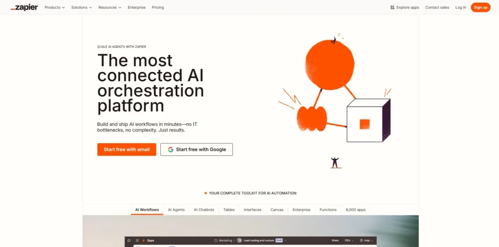 Zapier-No-Code App Builders 