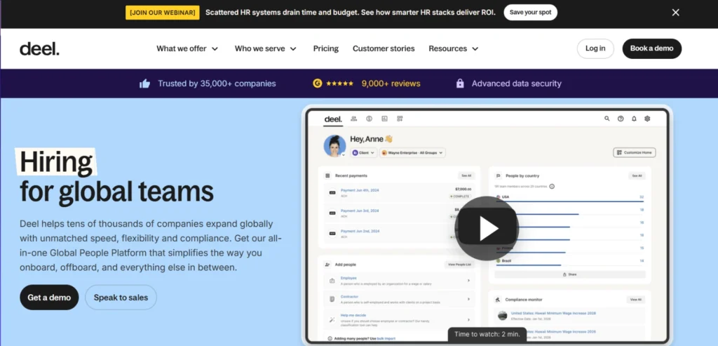 deel- Talent Management Tools 