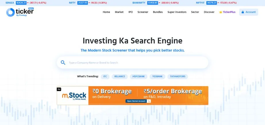 Finology Ticker - Best Stock & Investment Research Tools