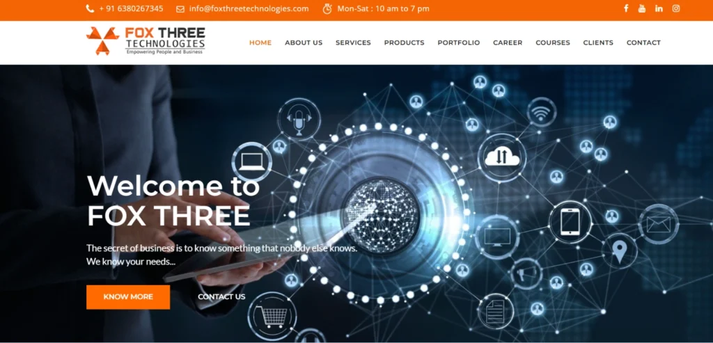 Fox three- IT Companies in Salem